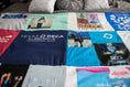 Load image into Gallery viewer, Lap Size T-shirt Blanket 4x4