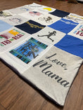 Load image into Gallery viewer, Lap Size T-shirt Blanket 4x4