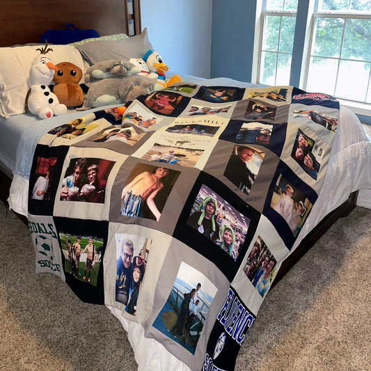 King Size T-shirt Blanket 7x8