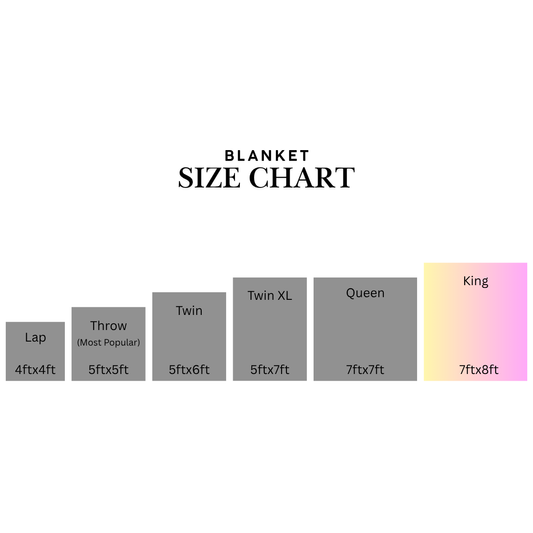 King Size T-shirt Blanket 7x8