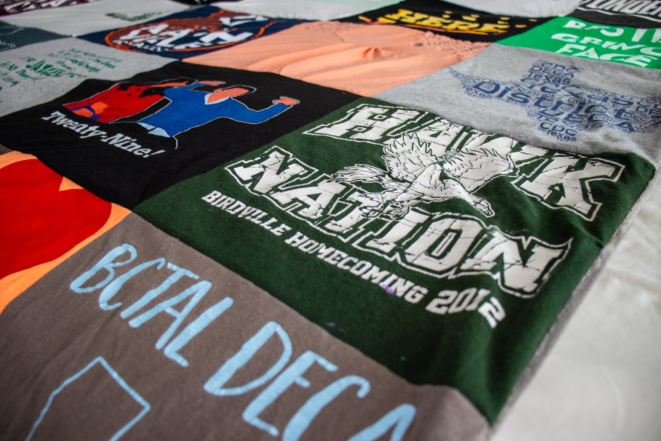 King Size T-shirt Blanket 7x8
