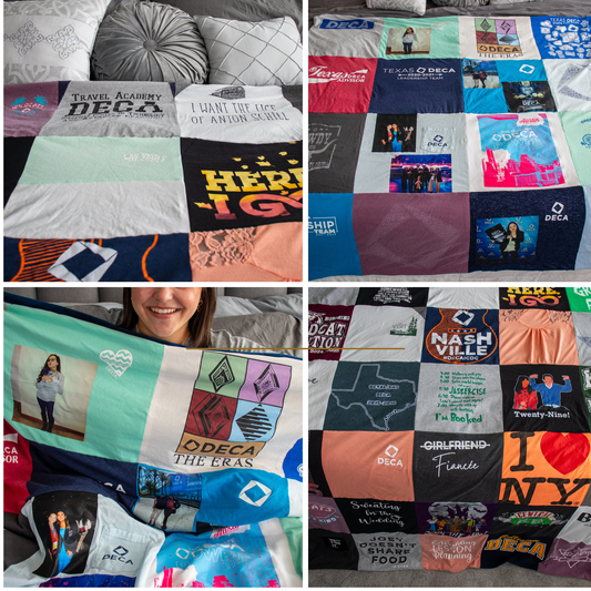 Pack & Ship T-shirt Blanket