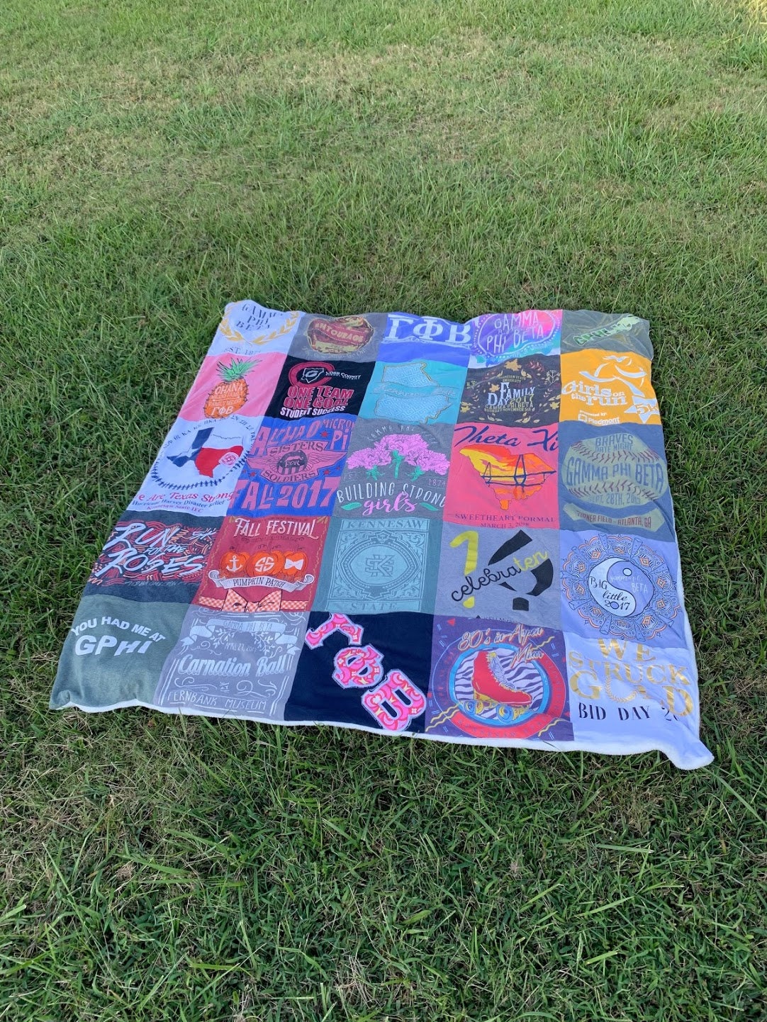 Lap Size T-shirt Blanket 4x4