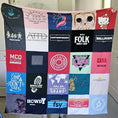 Load image into Gallery viewer, Throw Size T-shirt Blanket 5x5
